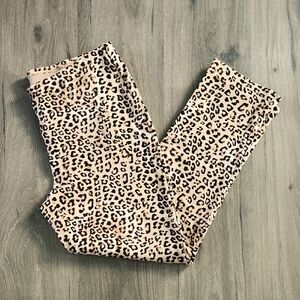 Chico's Juliet Ponte Leopard Ankle Pants
